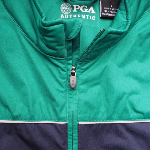 Men's PGA Authentic Golf Windbreaker Pullover - Picture 4 of 7